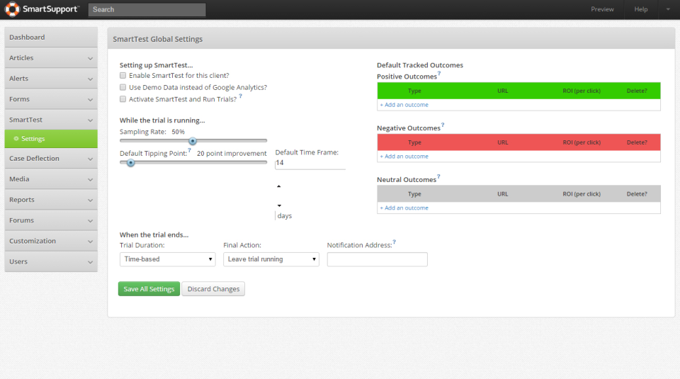 screenshot of Enghouse eKMS